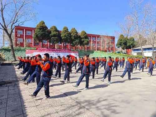 河北同仁医学中等专业学校军训结营仪式